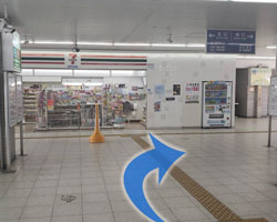 鴻池新田駅からの道順1