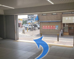 鴻池新田駅からの道順2