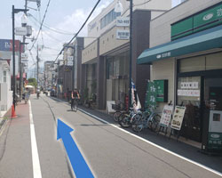 鴻池新田駅からの道順8