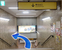 近鉄布施駅からの道順2