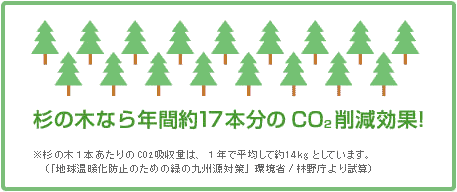 温暖化ガス・CO2を16%（年間227～307kg）削減