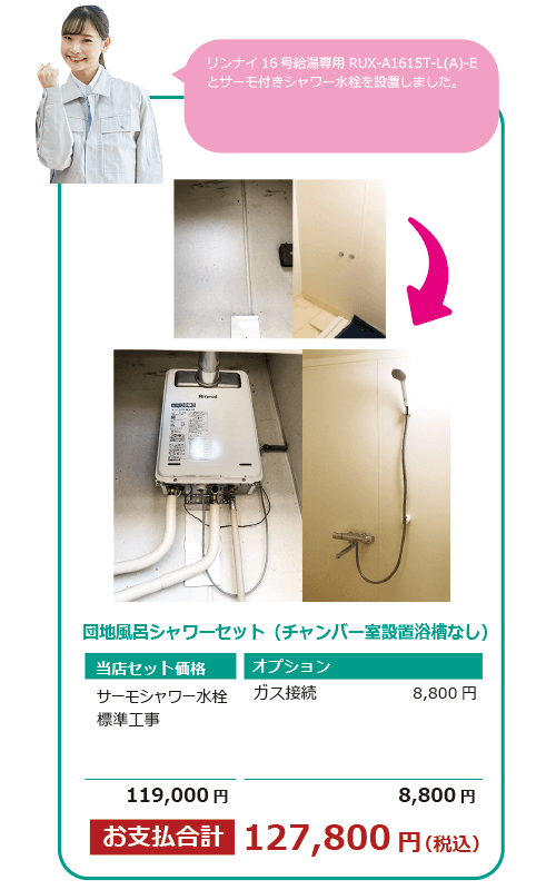シャワーセット
