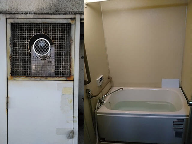チャンバー室設置給湯器　浴槽セット　RUF-VS1615SAT