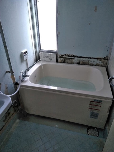 壁貫通型給湯器　浴槽セット　GTS-85 BL