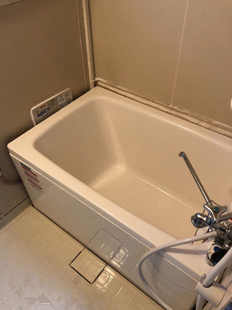 尼崎市で団地風呂浴槽セット取替え工事