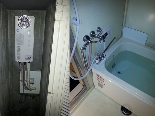 PS前方排気型　浴槽セット　RUF-VS1615SAT