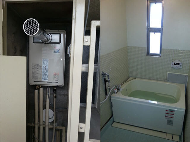 PS前方排気型　浴槽セット　RUJ-V1611T(A)