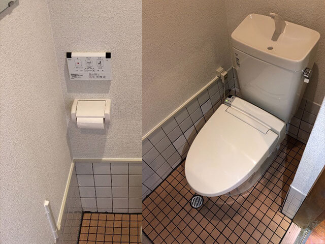 都島区で和式トイレから洋式トイレ工事