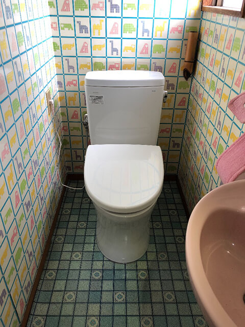 生野区でトイレ取替え