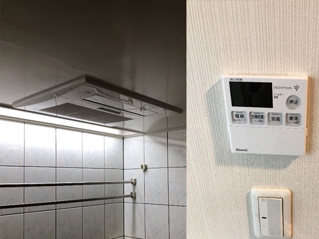 神戸市長田区で浴室暖房乾燥機取替え