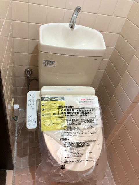 東大阪市でトイレ交換