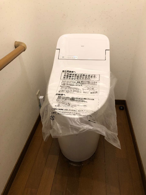 京都市山科区でトイレ交換