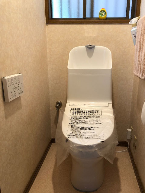 奈良市でトイレ交換