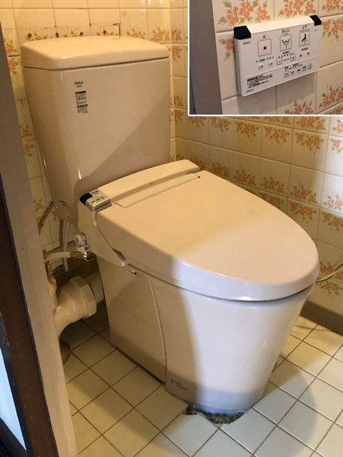 堺市北区でトイレ交換