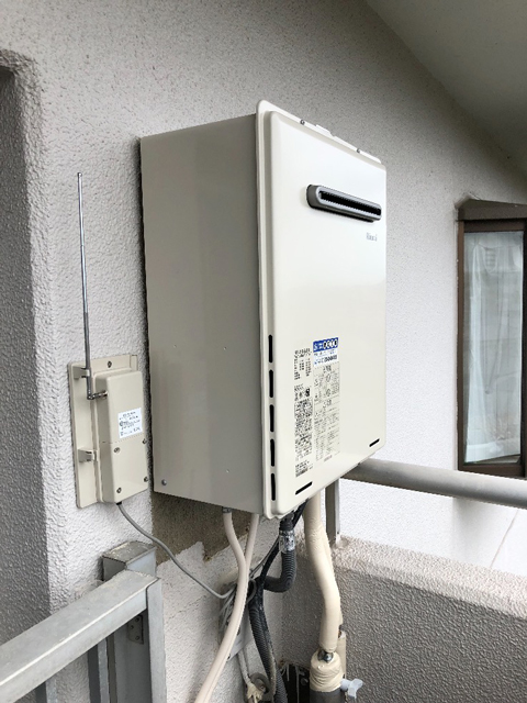 須磨区で屋外式給湯器交換