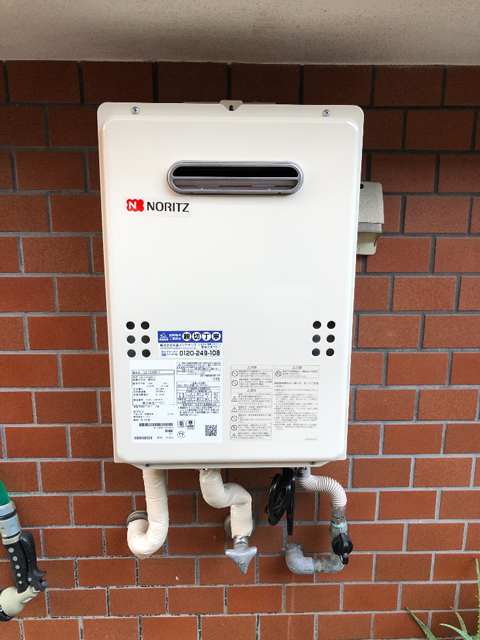 東大阪市で屋外式給湯器交換
