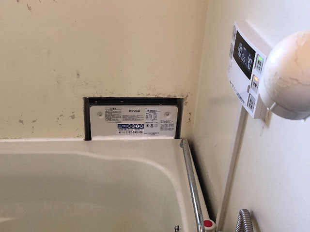 大阪市鶴見区で壁貫通型給湯器交換