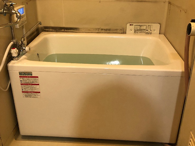 京都市西京区で団地風呂浴槽セット設置交換