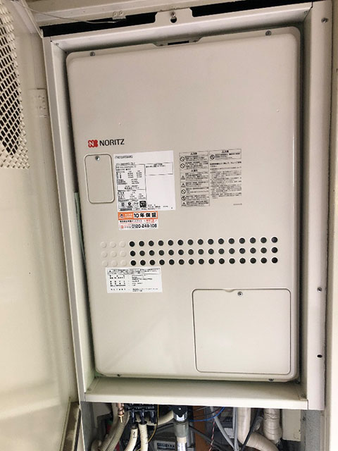 神戸市垂水区で給湯暖房機交換