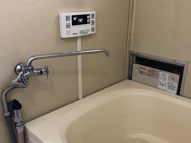 大阪府河内長野市で壁貫通型給湯器交換