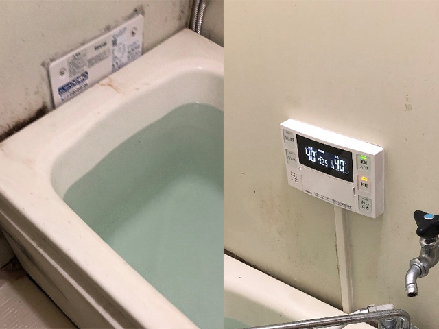 大阪府寝屋川市で壁貫通型給湯器交換