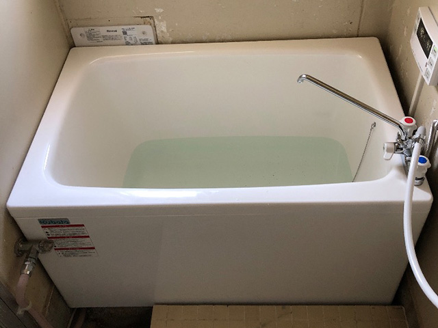 三重県伊賀市で団地風呂浴槽セット設置