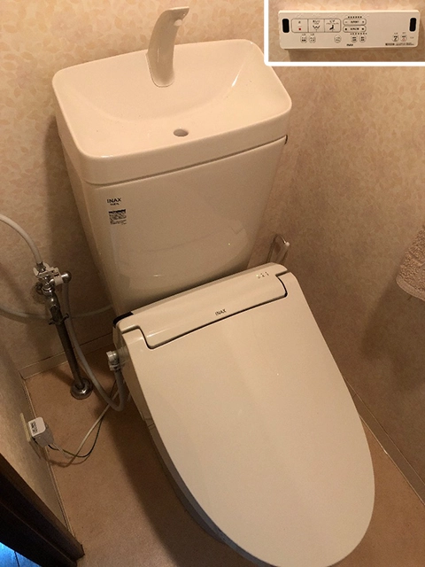 奈良県天理市にてトイレ交換 イナックスアメージュ便器シャワートイレKA