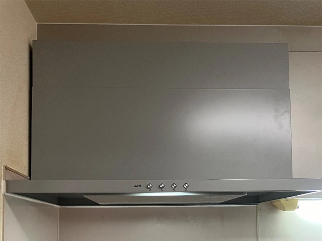 奈良県橿原市にてレンジフード取替え ノーリツ90cmシルバーNFG9S20MSIL