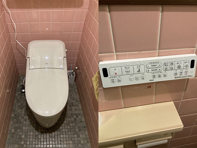 大阪府大阪市生野区にてトイレ交換 パナソニックアラウーノS2からリクシルプレアスLS