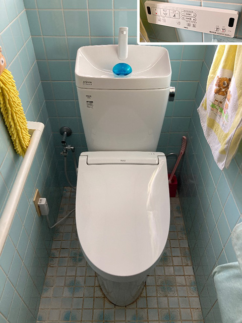 奈良県大和郡山市にてトイレ交換 リクシルアメージュ便器シャワートイレKA31
