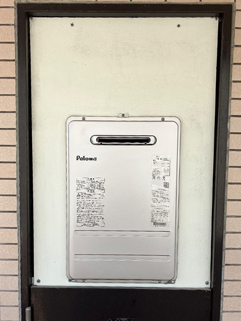 大阪府大阪市平野区にて標準設置給湯器交換 パロマPH-163EWからPH-1615AW