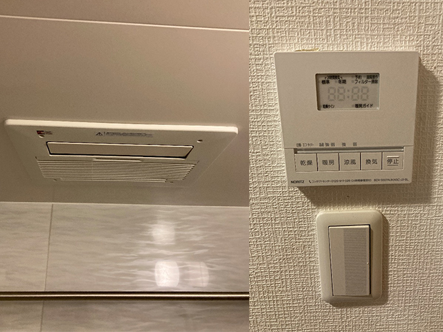 大阪府大阪市西区にて浴室暖房乾燥機交換 大阪ガス161-5701からノーリツBDV-3307AUKNSC-J2-BL