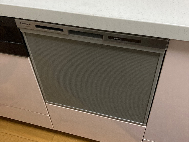 大阪府東大阪市にてビルトイン食洗機交換 パナソニックNP-P45R2からNP-45MS9S