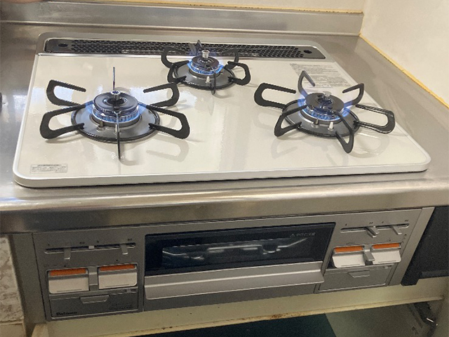 大阪府大阪市平野区にてビルトインコンロ交換 パロマリプラPD-509WS-60CV