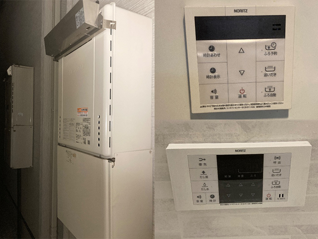 大阪府大東市にて屋外式給湯器交換 ノーリツGT-C2452SAWX-2からSRT-C2471SAW