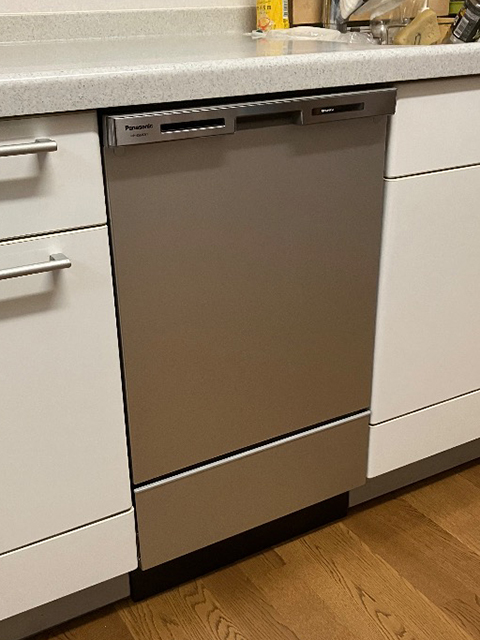 奈良県橿原市にてビルトイン食洗機交換 パナソニックNP-P45VDPSTMからNP-45MC6T