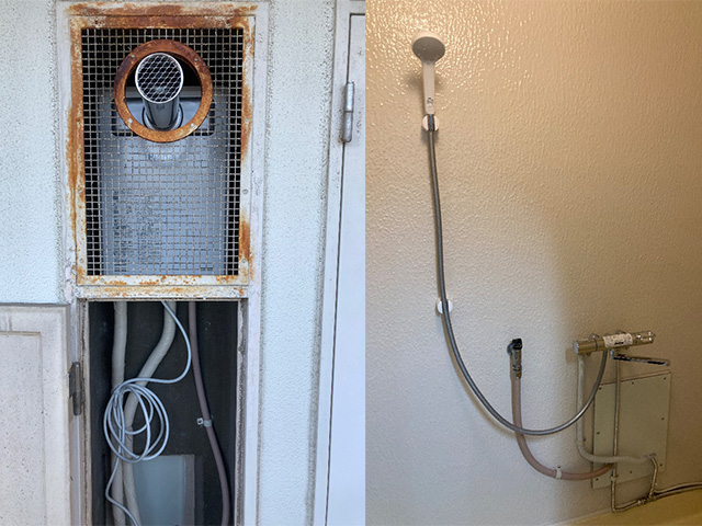 大阪府大東市にて給湯器とシャワー設置 リンナイ16号給湯専用RUX-A1615T-L(A)-E