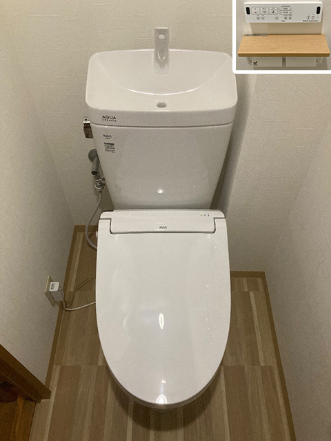 大阪府大阪市城東区にてトイレリフォーム アメージュ便器シャワートイレKA31