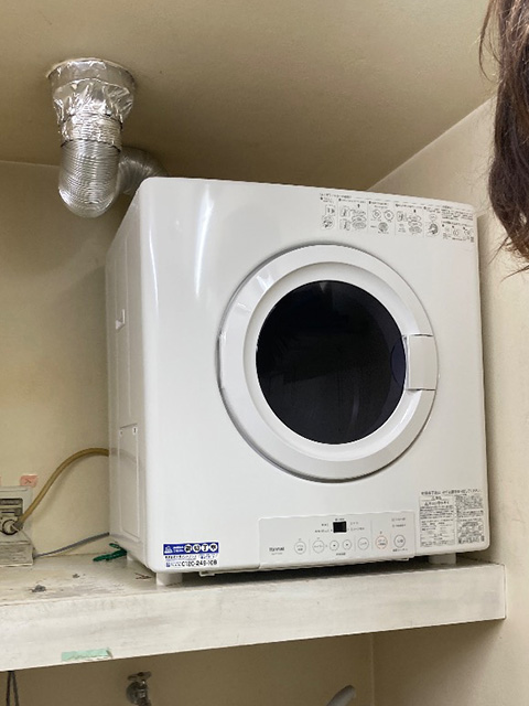 大阪府大阪市港区にて業務用衣類乾燥機交換 大阪ガス160-0015からリンナイRDTC-54S
