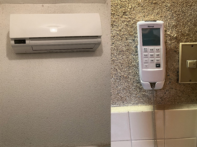 大阪府東大阪市にて壁掛型浴室暖房乾燥機交換 大阪ガス161-0504からリンナイRBH-W415K