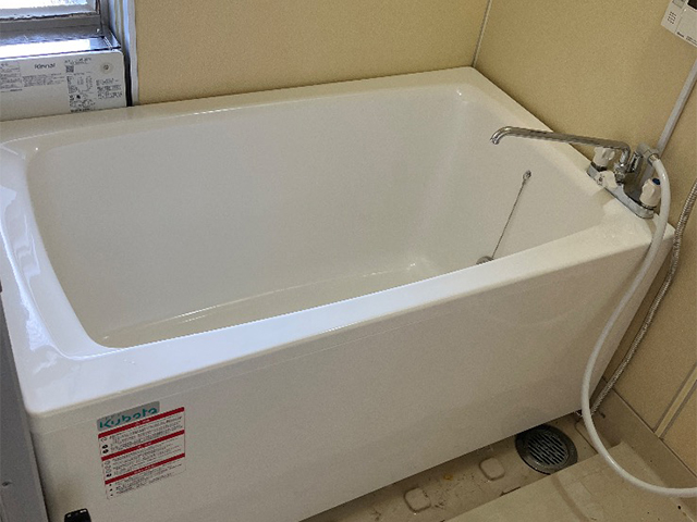 大阪府和泉市にて団地風呂浴槽セット設置 リンナイ16号フルオートRUF-HA163A-E