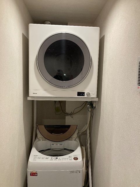 大阪府堺市堺区にてガス衣類乾燥機設置 リンナイ乾太くん9キロデラックスRDT-93