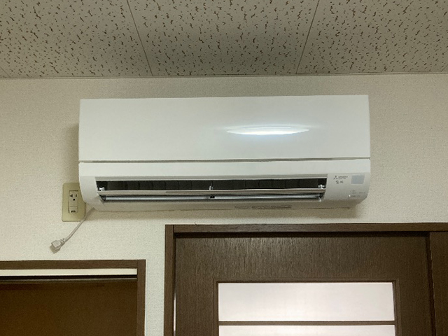 大阪府大阪市浪速区にて三菱ルームエアコン交換 MSZ-SV229-WからMSZ-GV2225W