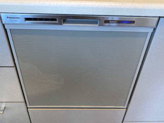 大阪府大阪市天王寺区にてビルトインコンロ交換 パナソニックNP-45MS9S