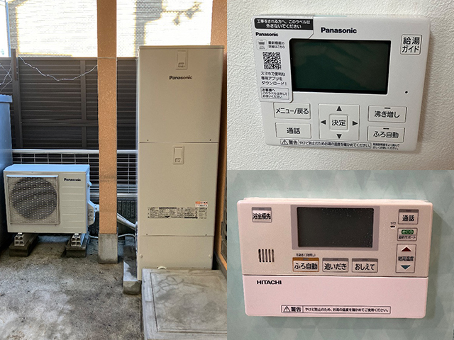 大阪府交野市にてエコキュート交換工事 パナソニック370LフルオートHE-S37LQS
