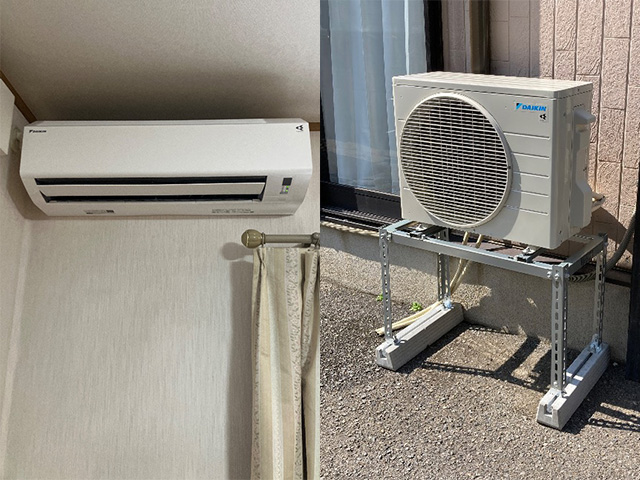 東大阪市でエアコン交換！ダイキン「AN28TESK-W」から「S286ATES-W」へ