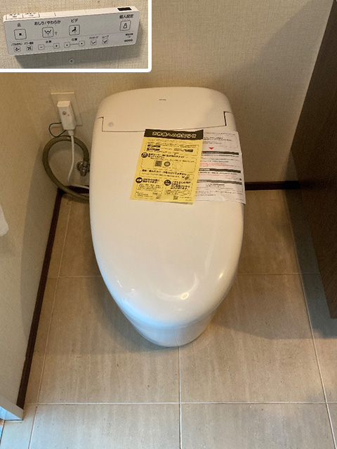 大阪市西区のマンションでトイレ交換！TOTOネオレストSDクローズドからネオレストRS1（CES9510FR）