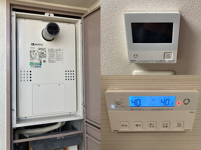 奈良県天理市で給湯暖房機交換！大阪ガス135-N072AからノーリツGTH-2454SAW3H-Tへ