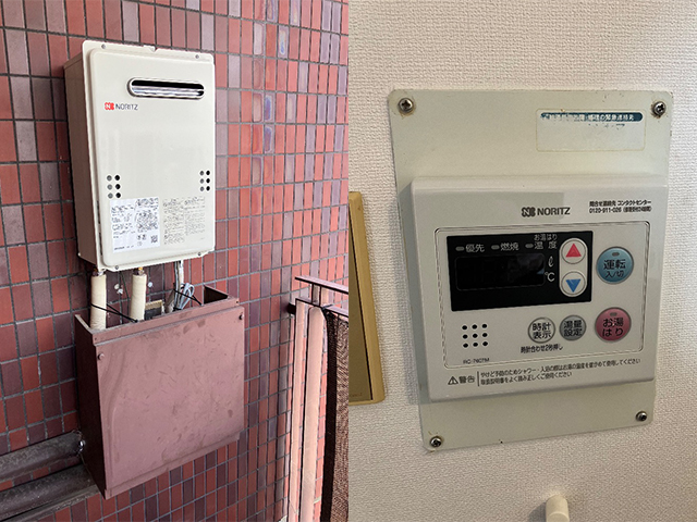 大阪市天王寺区で屋外式給湯器交換！パーパスTP-SQ206R → ノーリツGQ-2039WS-1